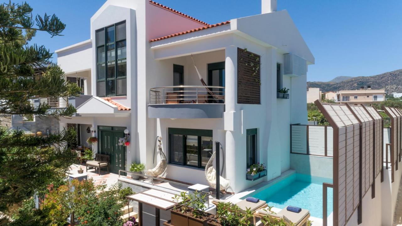 Paradisos Luxury Villas Next To Beach Koutsouras Exterior photo